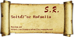 Soltész Rafaella névjegykártya
